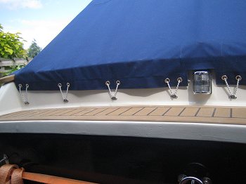 Custom made boat/yacht covers.